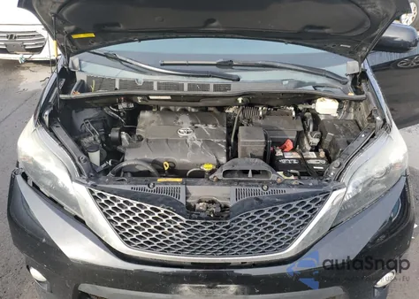 2013 Toyota Sienna Sport из США, поврежденный, VIN 5TDXK3DC9DS327563